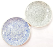 Load image into Gallery viewer, pottery dish hand drawn lines, FREE SHIPPING, small ceramic dish