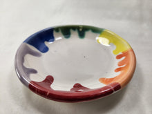 Load image into Gallery viewer, pottery dish rainbow, FREE SHIPPING, small ceramic dish