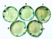 Load image into Gallery viewer, pottery dish ferns, FREE SHIPPING, small ceramic dish