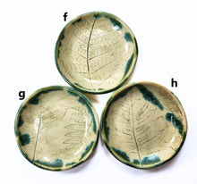 Load image into Gallery viewer, pottery dish ferns, FREE SHIPPING, small ceramic dish