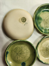 Load image into Gallery viewer, pottery dish grape leaf, FREE SHIPPING, small ceramic dish