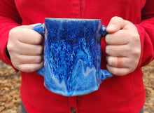 Load image into Gallery viewer, pottery mug with 2 handles, FREE SHIPPING