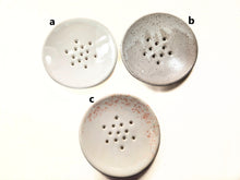 Load image into Gallery viewer, pottery soap dish, various colors, FREE SHIPPING, ceramic sponge holder