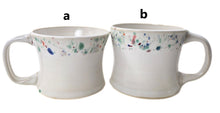 Load image into Gallery viewer, pottery mugs, shorties with splatters, FREE SHIPPING