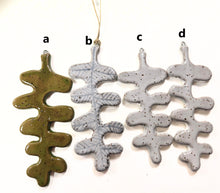 Load image into Gallery viewer, holiday ornament fern leaf, FREE SHIPPING, Christmas ornament