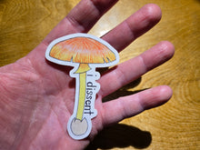 Load image into Gallery viewer, stickers - RESIST, i dissent, rainbow sticker, mushroom sticker FREE SHIPPING