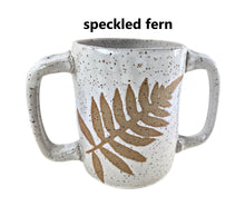 Load image into Gallery viewer, pottery mug with 2 handles, FREE SHIPPING