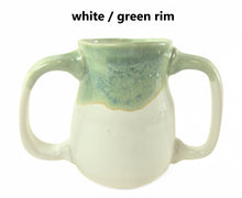 Load image into Gallery viewer, pottery mug with 2 handles