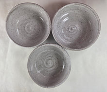 Load image into Gallery viewer, pottery bowl, small, speckled white, FREE SHIPPING