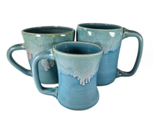 Load image into Gallery viewer, aqua pottery mug, handmade ceramic mug