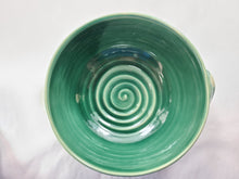 Load image into Gallery viewer, pottery bowl, serving bowl with ferns, FREE SHIPPING, small ceramic serving bowl