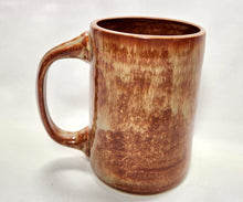 Load image into Gallery viewer, pottery mug, rustic mahogany, FREE SHIPPING, ceramic mug