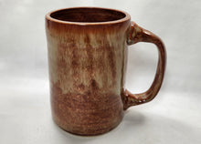 Load image into Gallery viewer, pottery mug, rustic mahogany, FREE SHIPPING, ceramic mug
