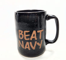 Load image into Gallery viewer, BEAT NAVY / BEAN TAVY mug PRE-ORDER, will ship 4-6 weeks, FREE SHIPPING