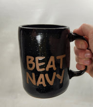 Load image into Gallery viewer, BEAT NAVY / BEAN TAVY mug PRE-ORDER, will ship 4-6 weeks, FREE SHIPPING