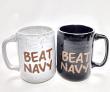 Load image into Gallery viewer, BEAT NAVY / BEAN TAVY mug PRE-ORDER, will ship 4-6 weeks, FREE SHIPPING
