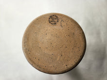 Load image into Gallery viewer, pottery vase, speckled white with ferns - FREE SHIPPING - ceramic vase