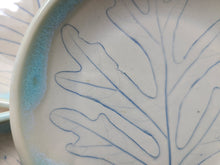 Load image into Gallery viewer, pottery dish oak leaf, FREE SHIPPING, small ceramic dish
