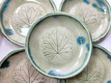 Load image into Gallery viewer, pottery dish grape leaf, FREE SHIPPING, small ceramic dish
