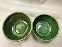 Load image into Gallery viewer, pottery bowl, cereal bowl with ferns, FREE SHIPPING
