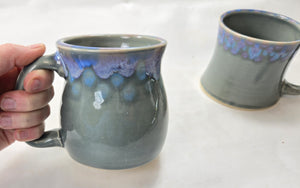 pottery mug made of recycled materials, FREE SHIPPING