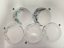 Load image into Gallery viewer, pottery dish splatters, FREE SHIPPING, small ceramic dish
