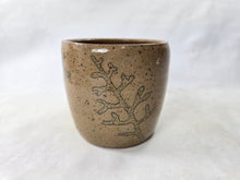 Load image into Gallery viewer, pottery mugs, shortie with ferns, FREE SHIPPING
