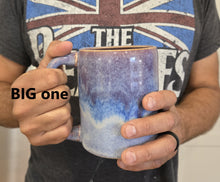 Load image into Gallery viewer, pottery mug purple haze, FREE SHIPPING, handmade ceramic mug
