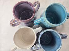 Load image into Gallery viewer, pottery mug with 2 handles, small, FREE SHIPPING
