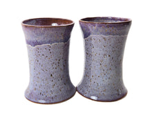 Load image into Gallery viewer, pottery cup &quot;pint glass&quot; purple haze, FREE SHIPPING, ceramic cup
