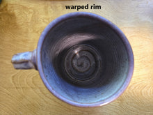 Load image into Gallery viewer, pottery mug purple haze, FREE SHIPPING, handmade ceramic mug
