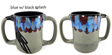 Load image into Gallery viewer, pottery mug with 2 handles, FREE SHIPPING
