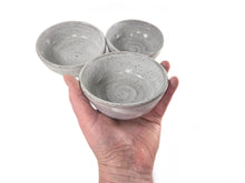 Load image into Gallery viewer, pottery bowl, small, speckled white, FREE SHIPPING
