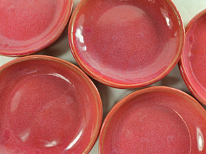 pink pottery dish, FREE SHIPPING, small ceramic dish
