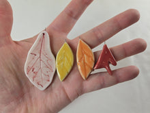 Load image into Gallery viewer, holiday ornament autumn leaves, FREE SHIPPING, Christmas ornament
