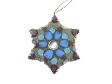 Load image into Gallery viewer, holiday ornament snowflake, FREE SHIPPING, Christmas ornament
