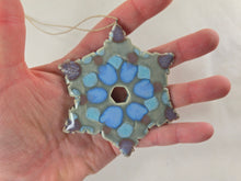 Load image into Gallery viewer, holiday ornament snowflake, FREE SHIPPING, Christmas ornament

