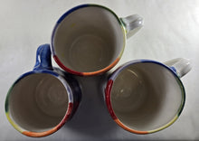 Load image into Gallery viewer, pottery mug rainbow glaze, handmade ceramic mug
