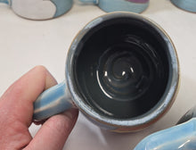 Load image into Gallery viewer, pottery mug rainbow, handmade ceramic mug
