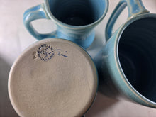 Load image into Gallery viewer, aqua pottery mug, handmade ceramic mug

