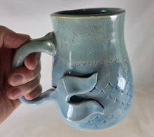 Load image into Gallery viewer, pottery mermaid mug, handmade ceramic mug
