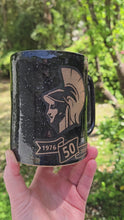 Load and play video in Gallery viewer, fundraiser: West Point Women logo mug with custom grad year
