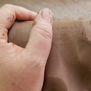 Ever wonder how pottery is made? This page takes you step by step from raw clay to final glaze firing. North Carolina clay, wheel-thrown, handbuilt, underglaze decorated, ceramic glaze.