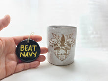 Load image into Gallery viewer, BEAT NAVY or &quot;Bean Tavy&quot; Christmas ornament - FREE SHIPPING
