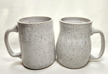 Load image into Gallery viewer, speckled white pottery mug - FREE SHIPPING - handmade ceramic coffee mug
