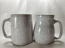 Load image into Gallery viewer, speckled white pottery mug - FREE SHIPPING - handmade ceramic coffee mug
