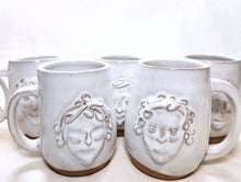 Load image into Gallery viewer, strong women pottery mug - FREE SHIPPING - handmade ceramic coffee mug
